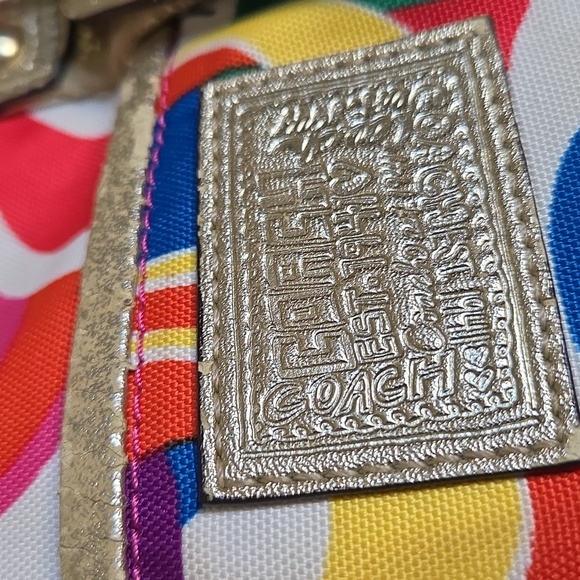 Coach Poppy Multicolor Spotlight Crossbody Glam C Signature - Picture 8 of 16